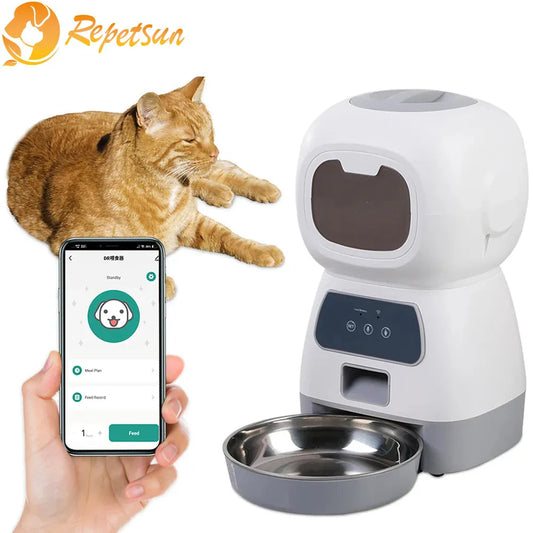 PETTISM™ 3.5L Auto Pet Feeder – Convenient & Hassle-Free Feeding