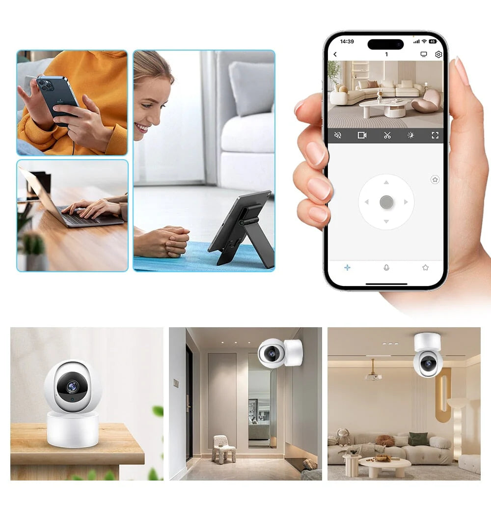 PETTISM™ 5MP HD Wi-Fi Pet Camera With Live Video Calling