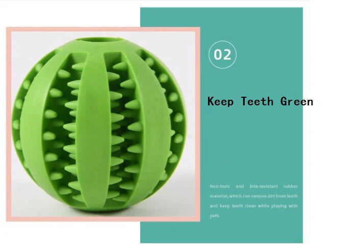 PETTISM™ Dog Food Rubber Ball Toy