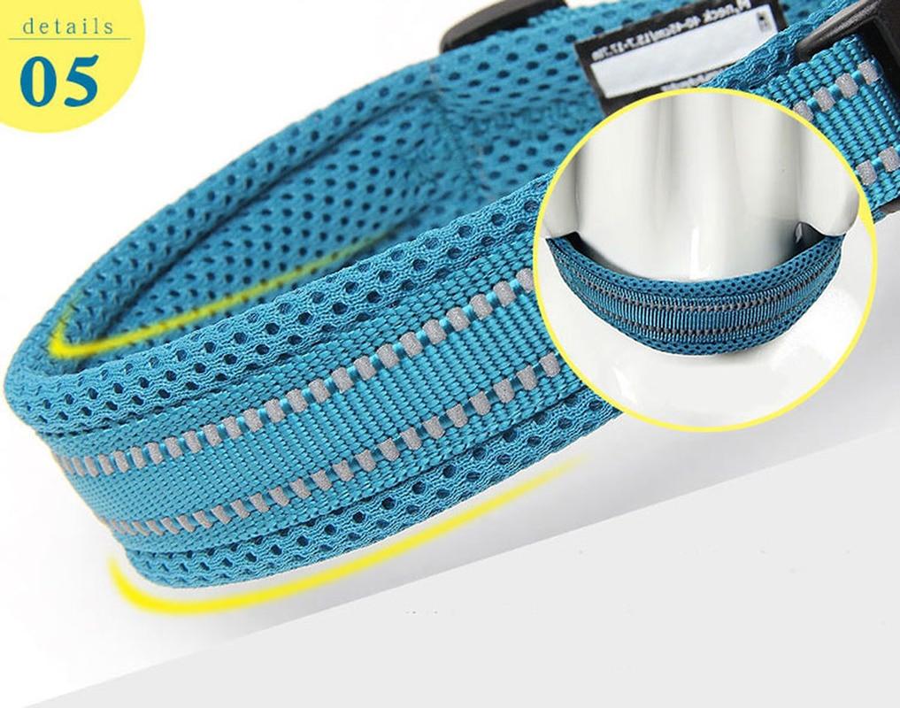 PETTISM™ Reflective Mesh Padded Dog Collar