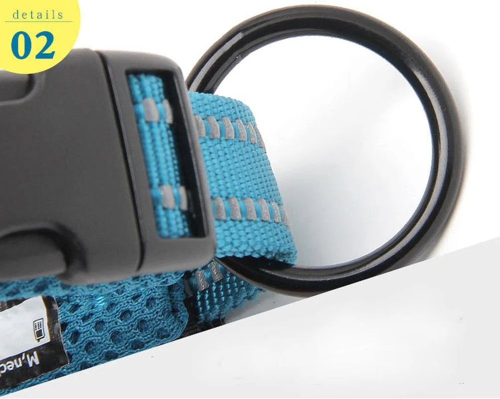 PETTISM™ Reflective Mesh Padded Dog Collar